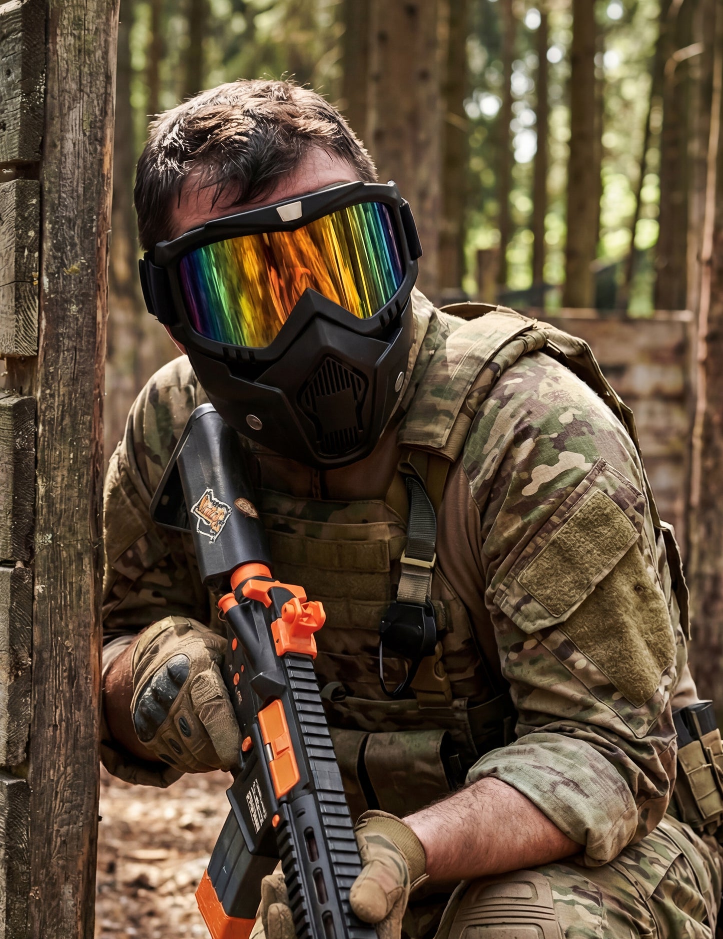 Felnőtt katonai védőmaszk