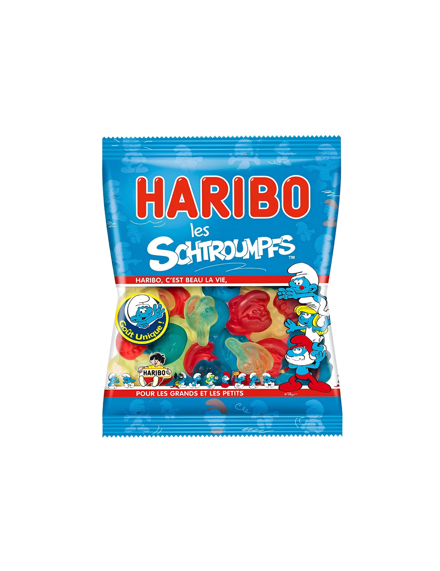 Mini bonboons smurf haribo bonboons tasak