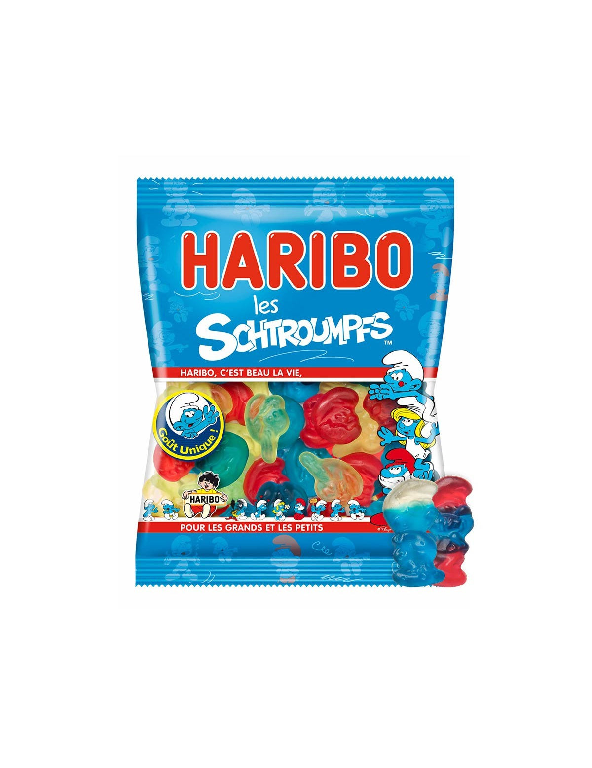 Mini bonboons smurf haribo bonboons tasak