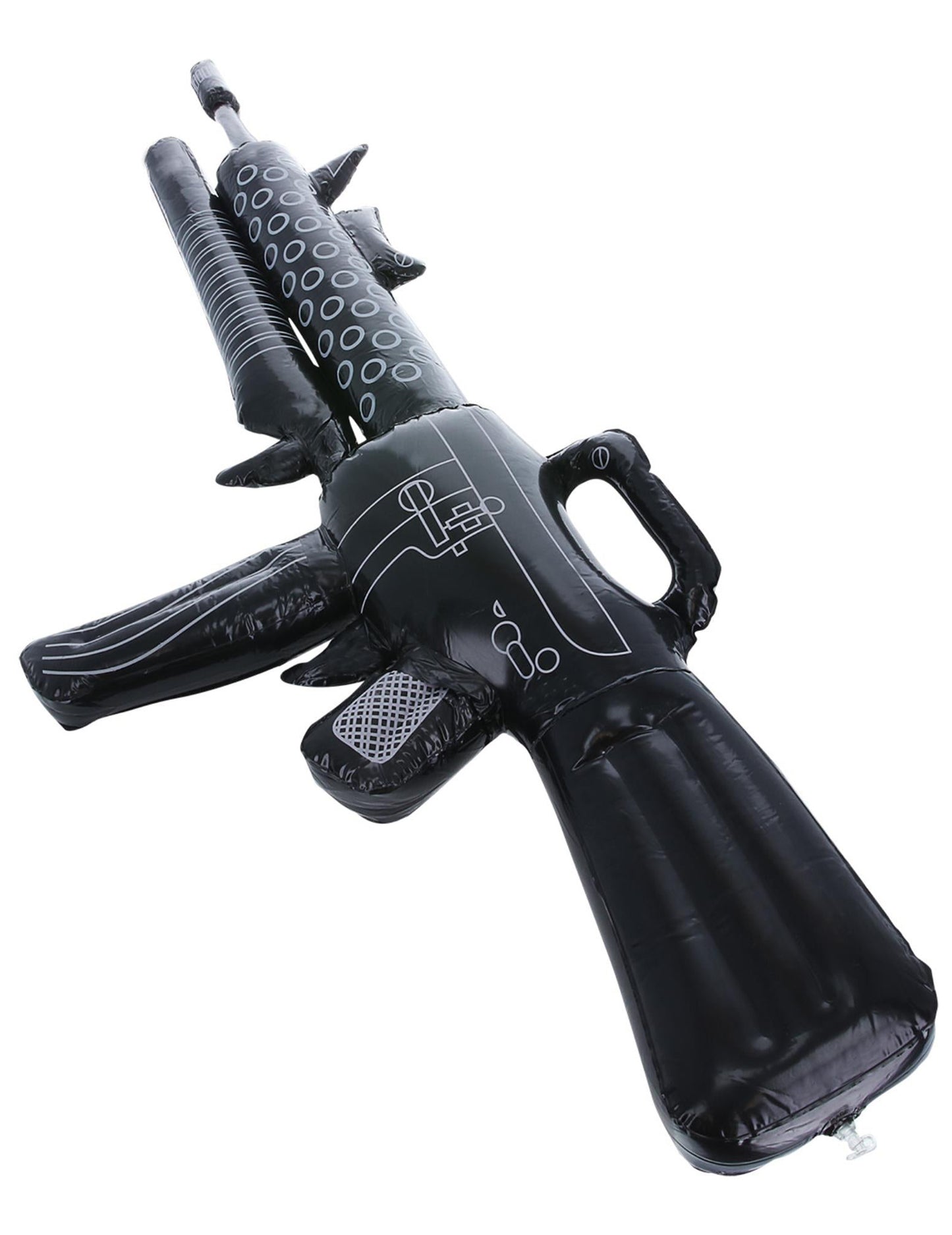 Felfújható óriás géppuska