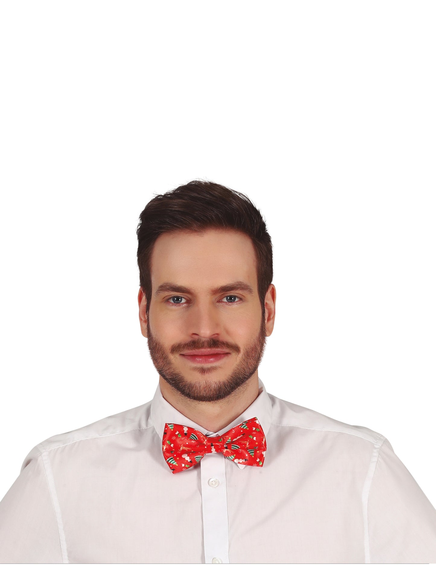 Felnőtt piros karácsonyi pillangó csomó