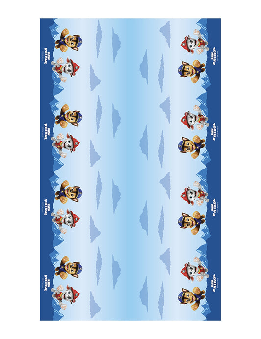 Kék papír asztalterítő Pat'patrouille™ 1,36 x 2,28 m