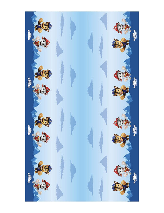 Kék papír asztalterítő Pat'patrouille™ 1,36 x 2,28 m