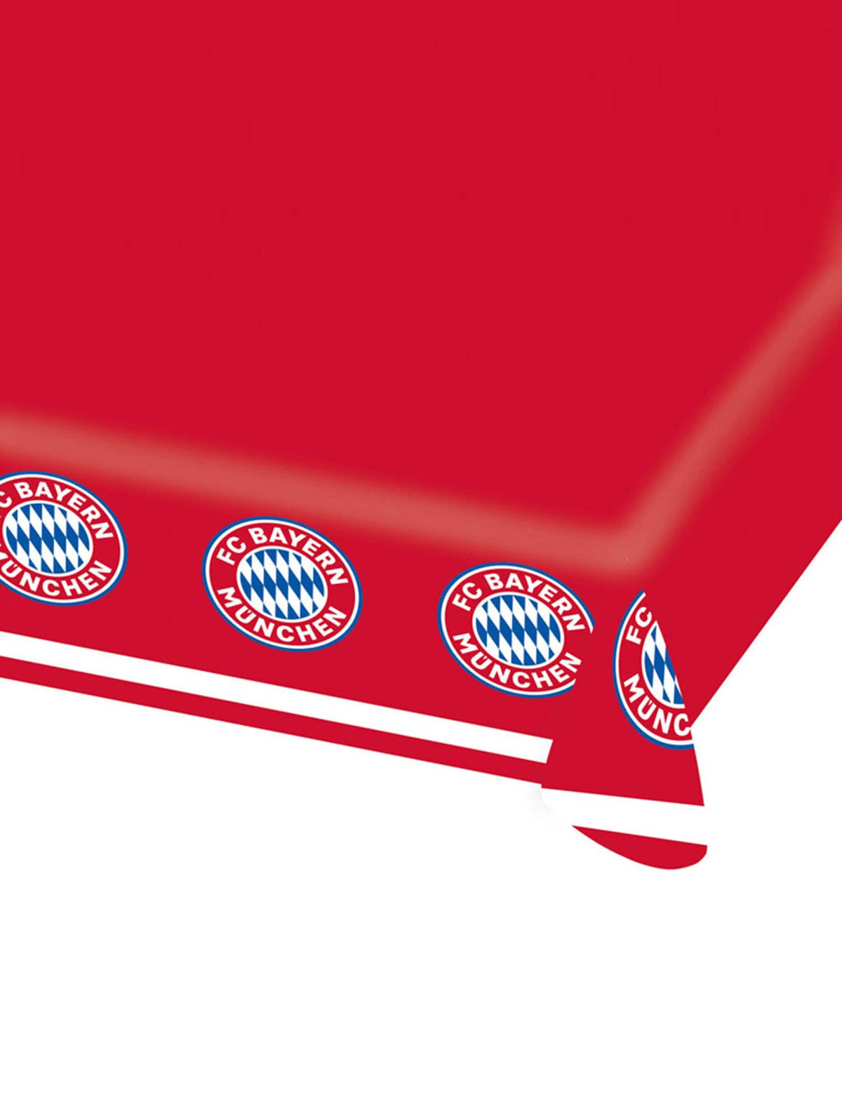 FC Bayern Munich papírterítő piros klubbal logókkal a bulihoz