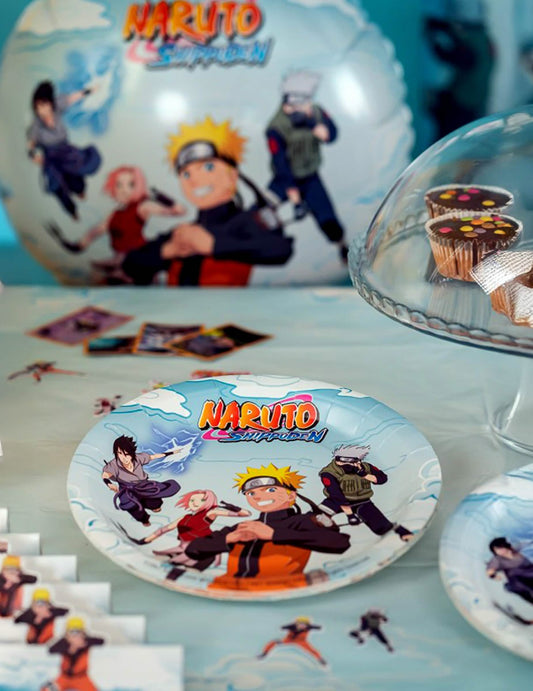 Naruto Shippuden™ újrahasznosítható papír abrosz 136 x 228 cm