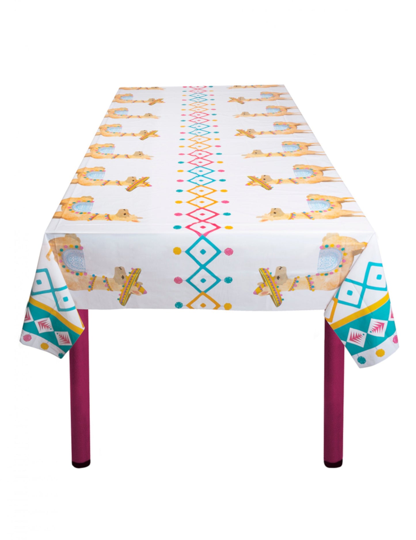 Fehér láma műanyag asztal 130 x 180 cm