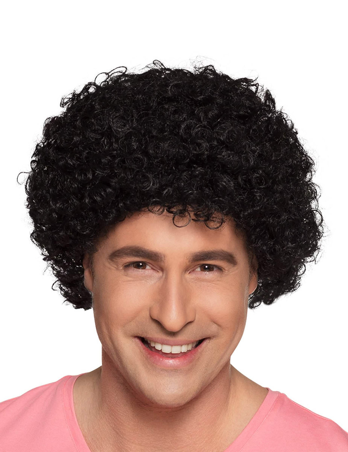 Elölnézetű afro felnőtt paróka