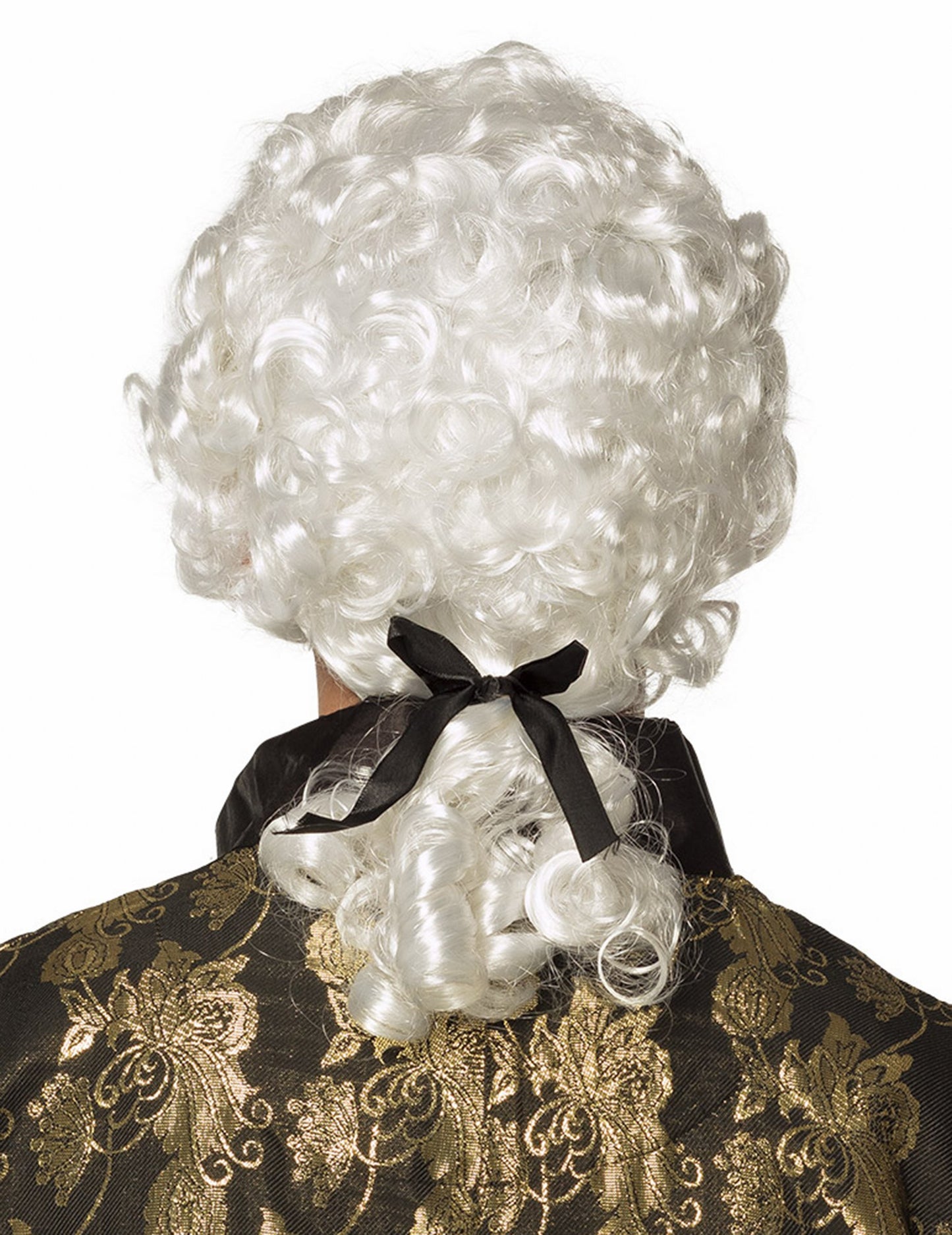 Hátulról nézet a barokk parókáról férfiaknak