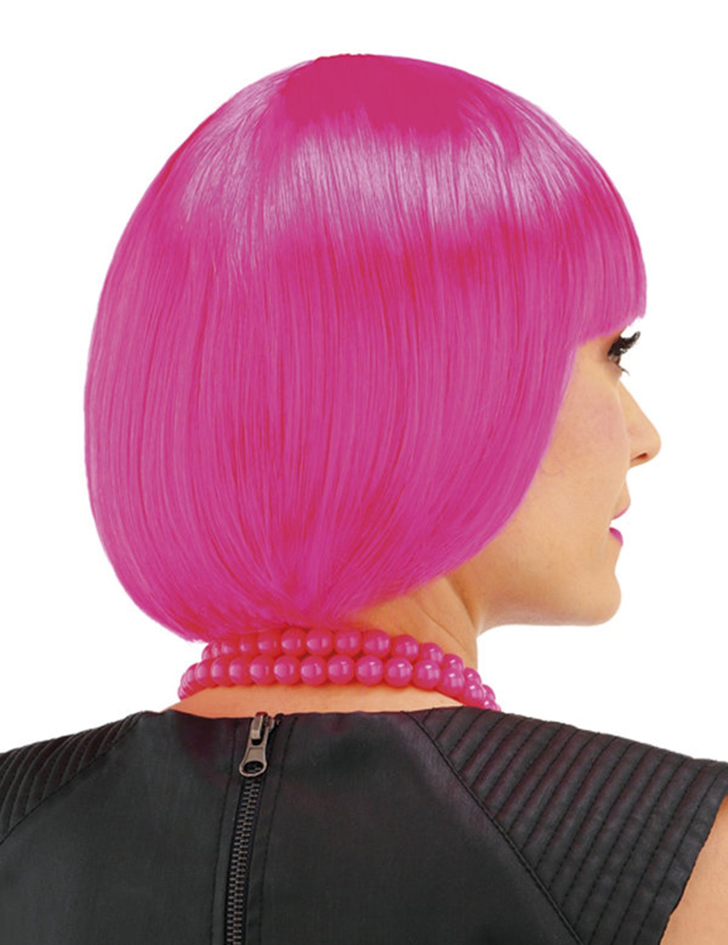 Rövid paróka kabaré rózsaszín lány