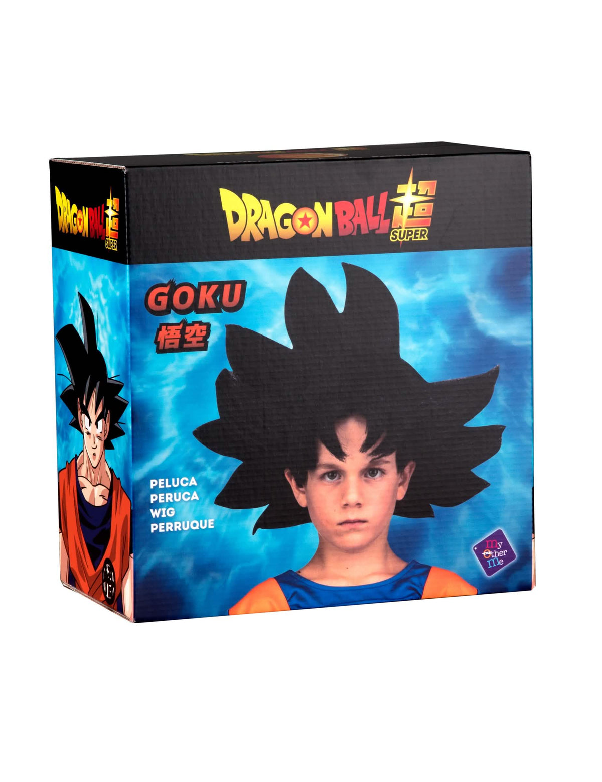 Goku Dragon Ball™ paróka csomagolódobozának nézete