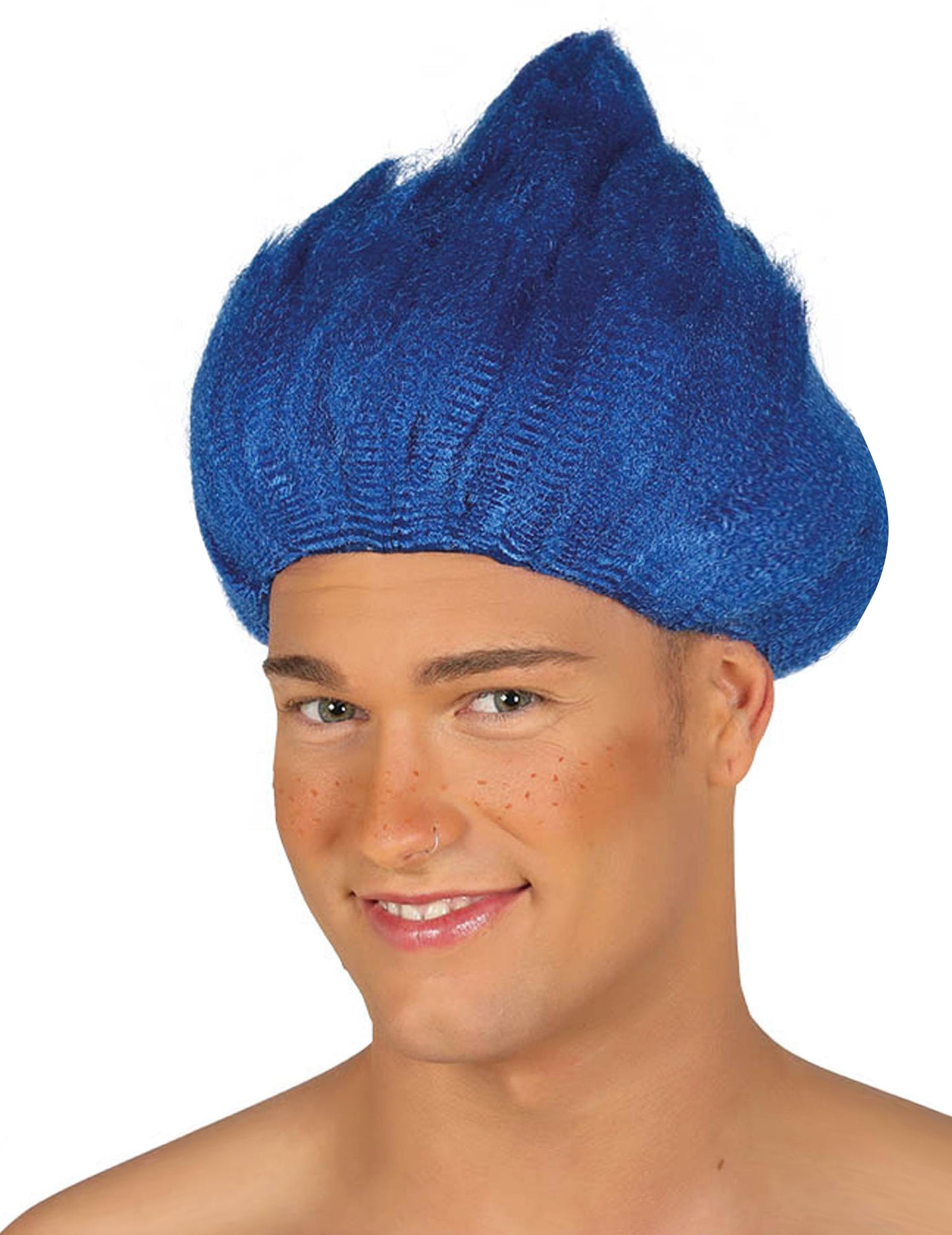 Felnőtt kék troll paróka