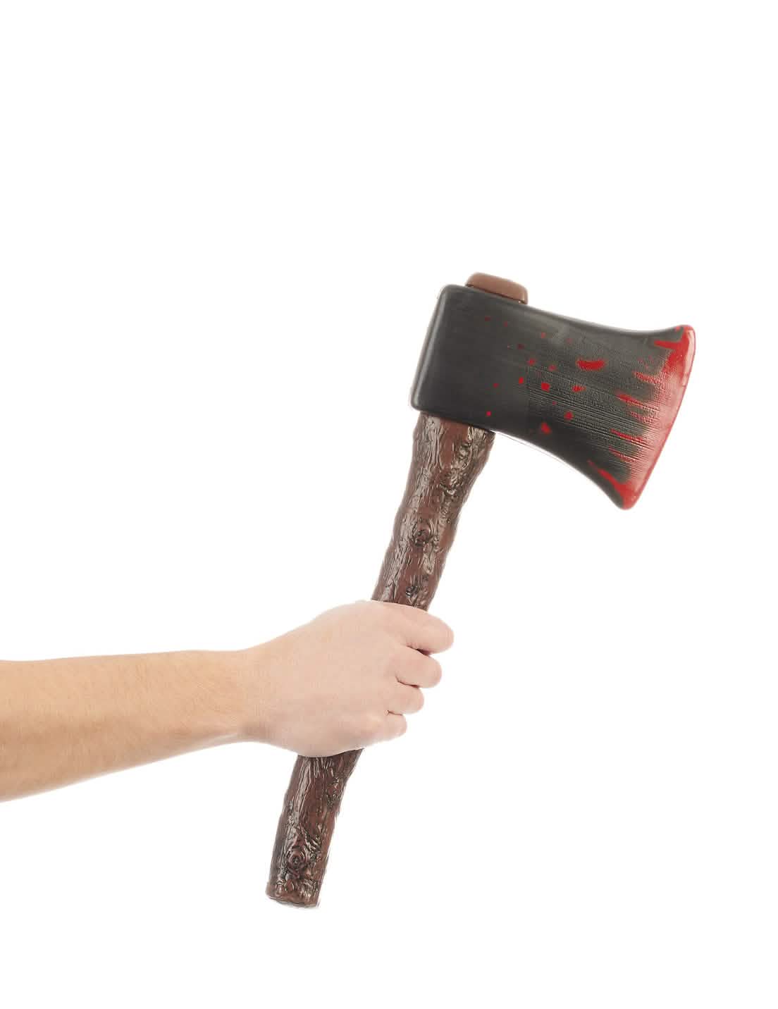 Most már a kis műanyag fejsze halloween