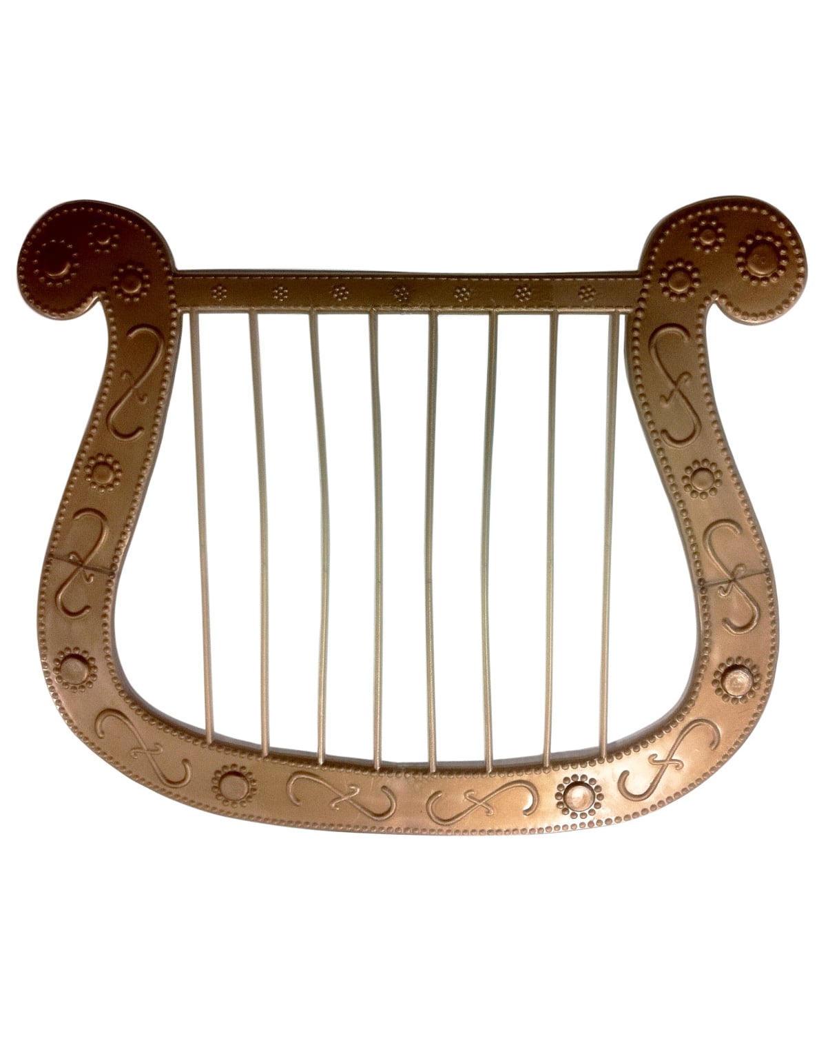 Felnőtt arany angyalhárfa