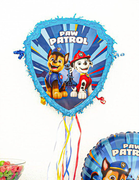 Kék húzós Mancs őrjárat piñata 33cm x 38cm x 9cm