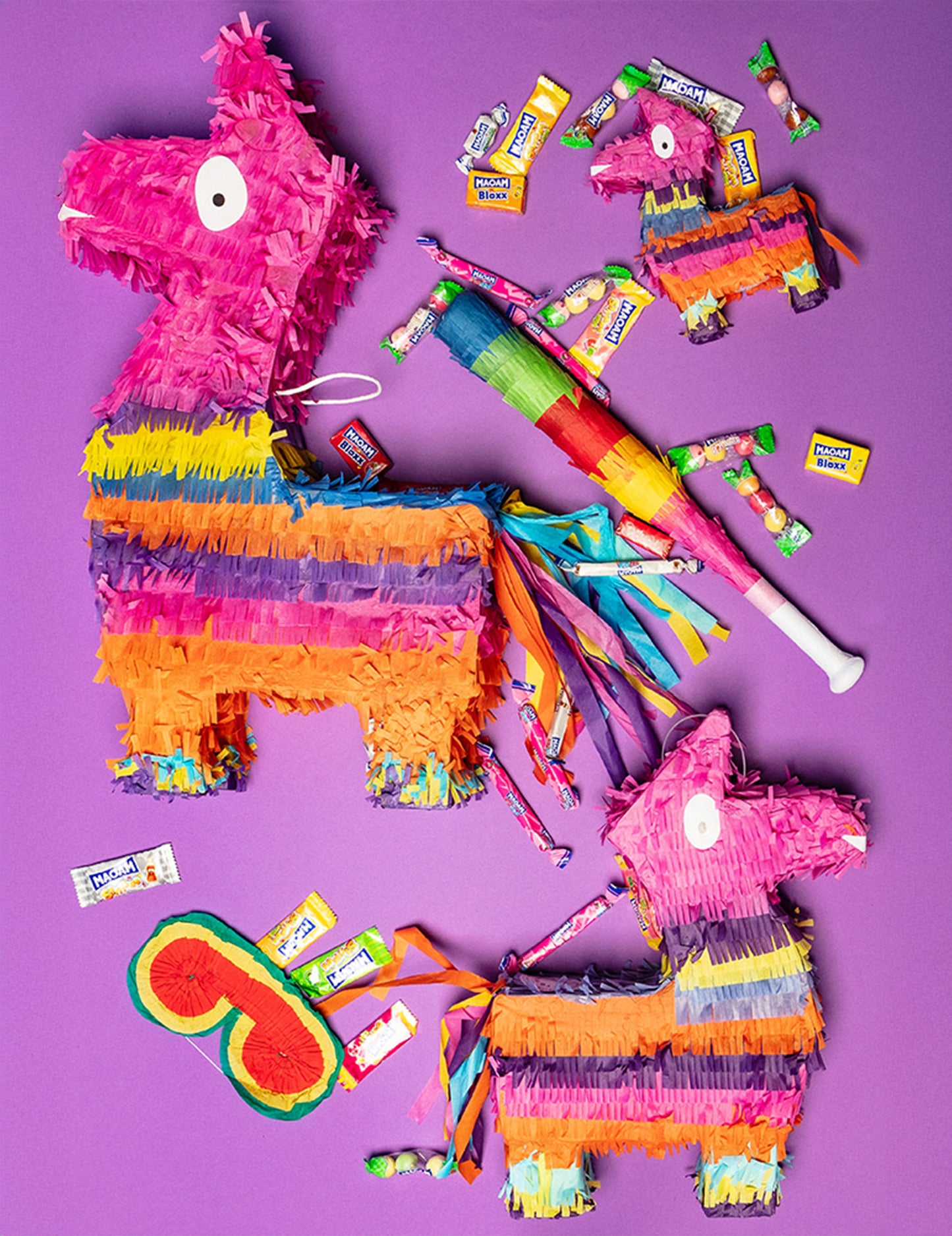 Piñata láma többszínű 58 x 35 cm