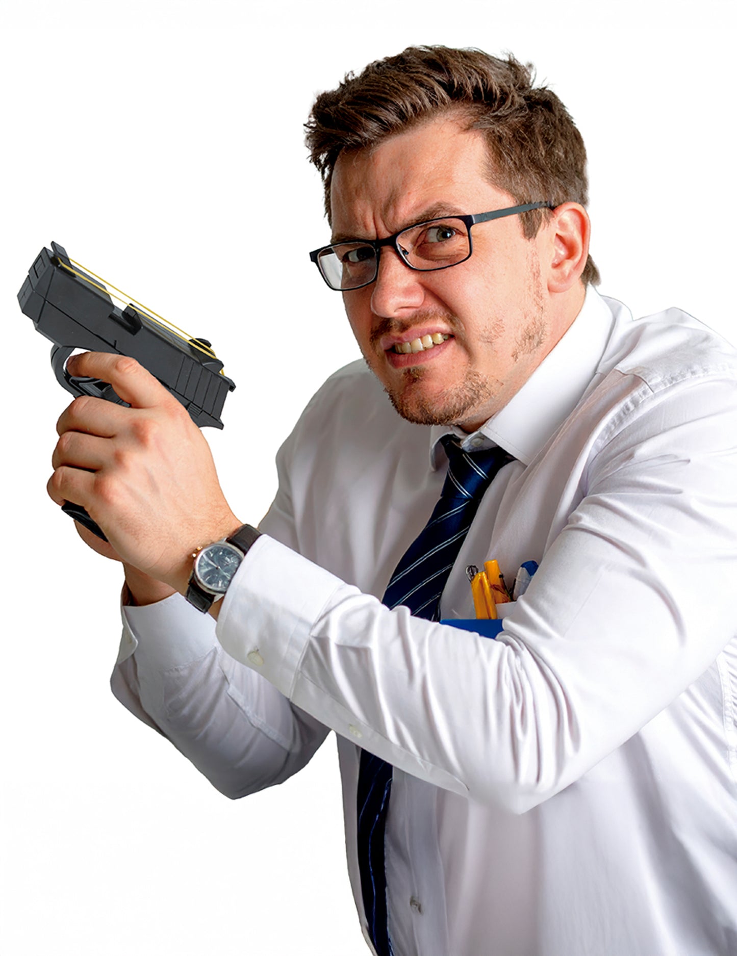 Rugalmas sávos pisztoly 17 cm