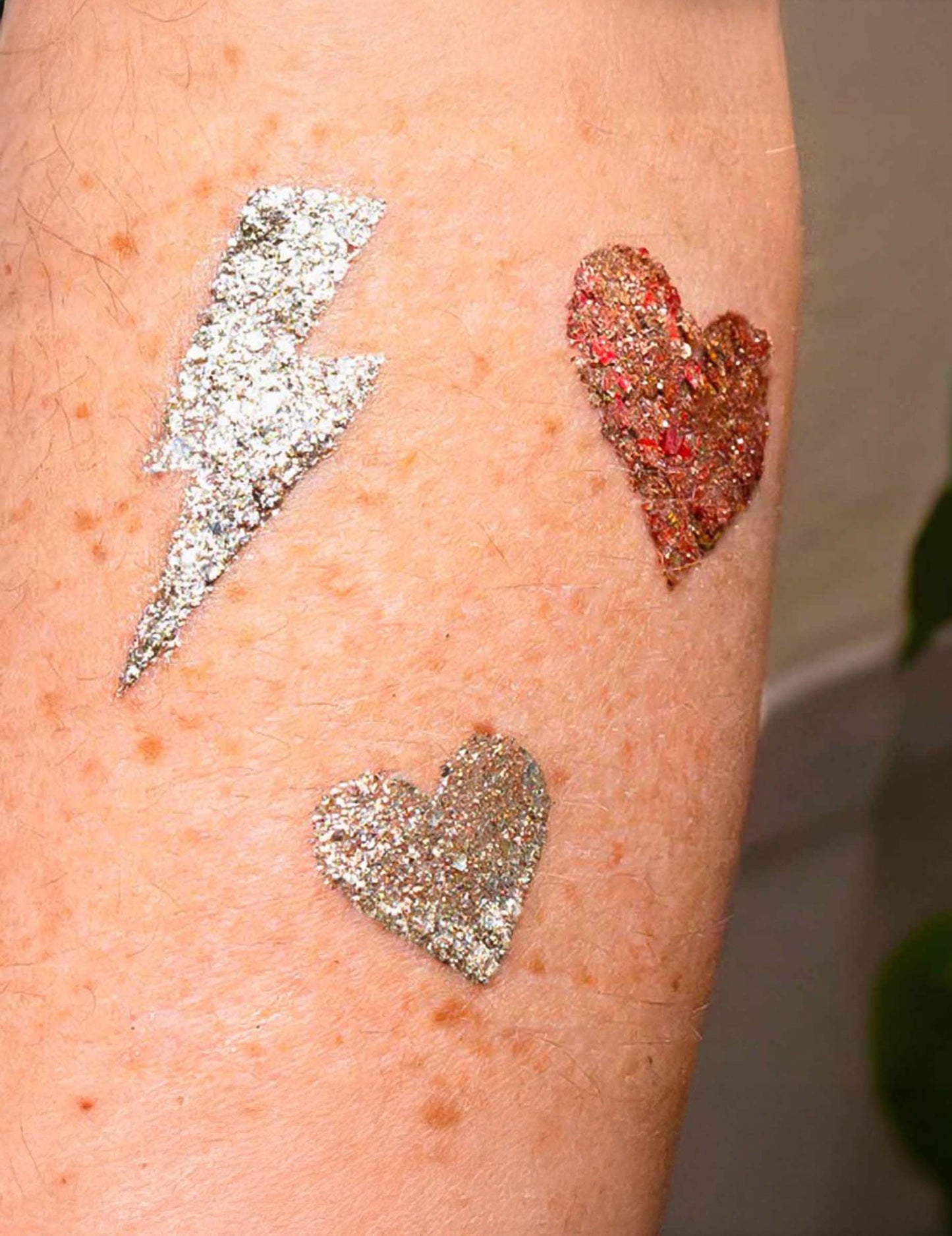 Újrafelhasználható flash újrafelhasználható smink sablon és szív