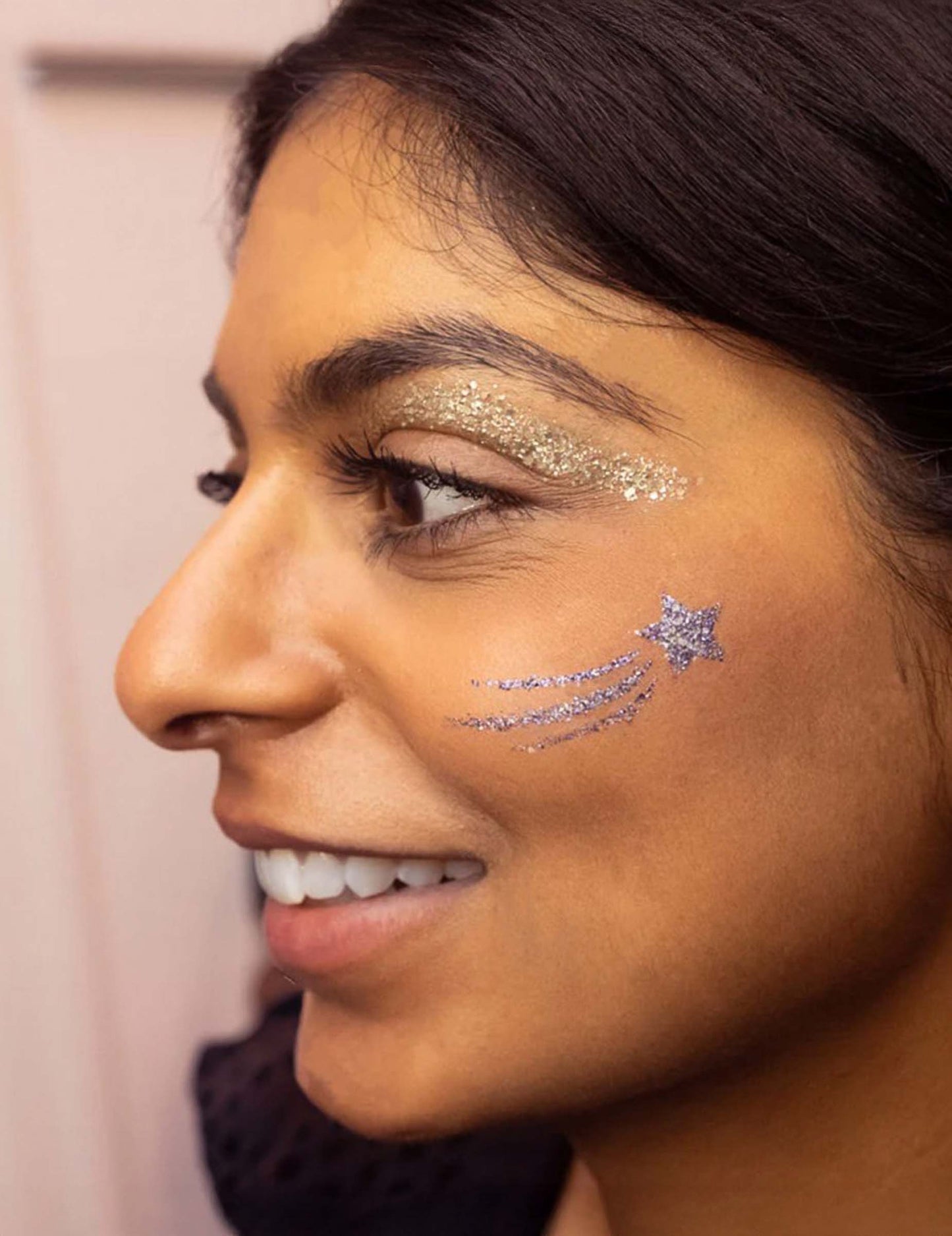 Újrahasznosítható csillag smink sablon