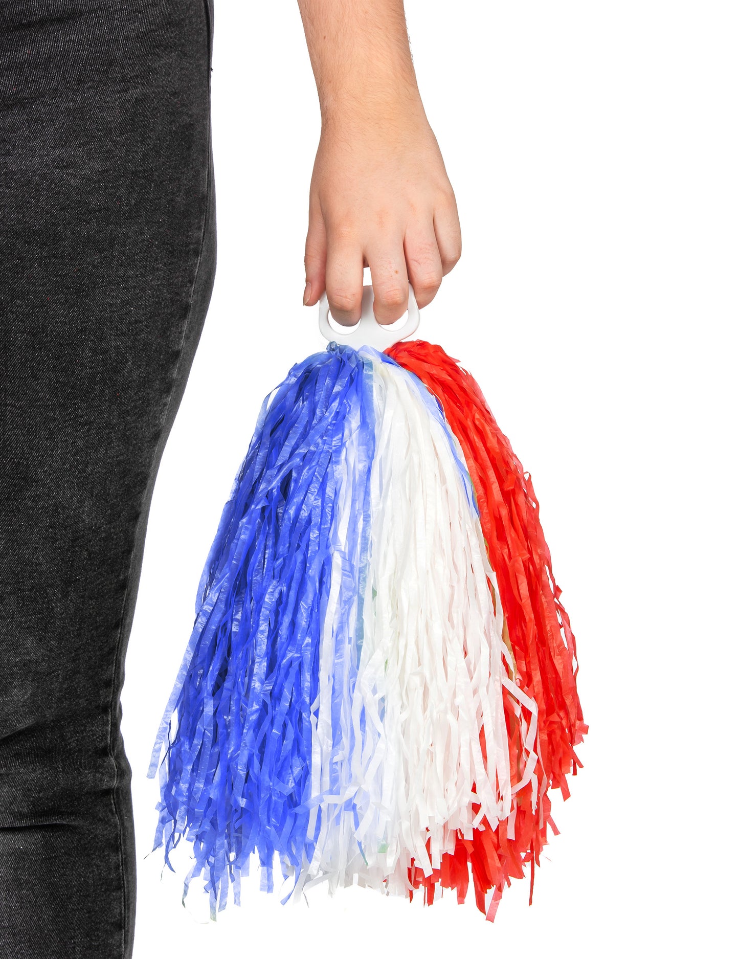 A francia szurkolói pompon fogantyújának részlete