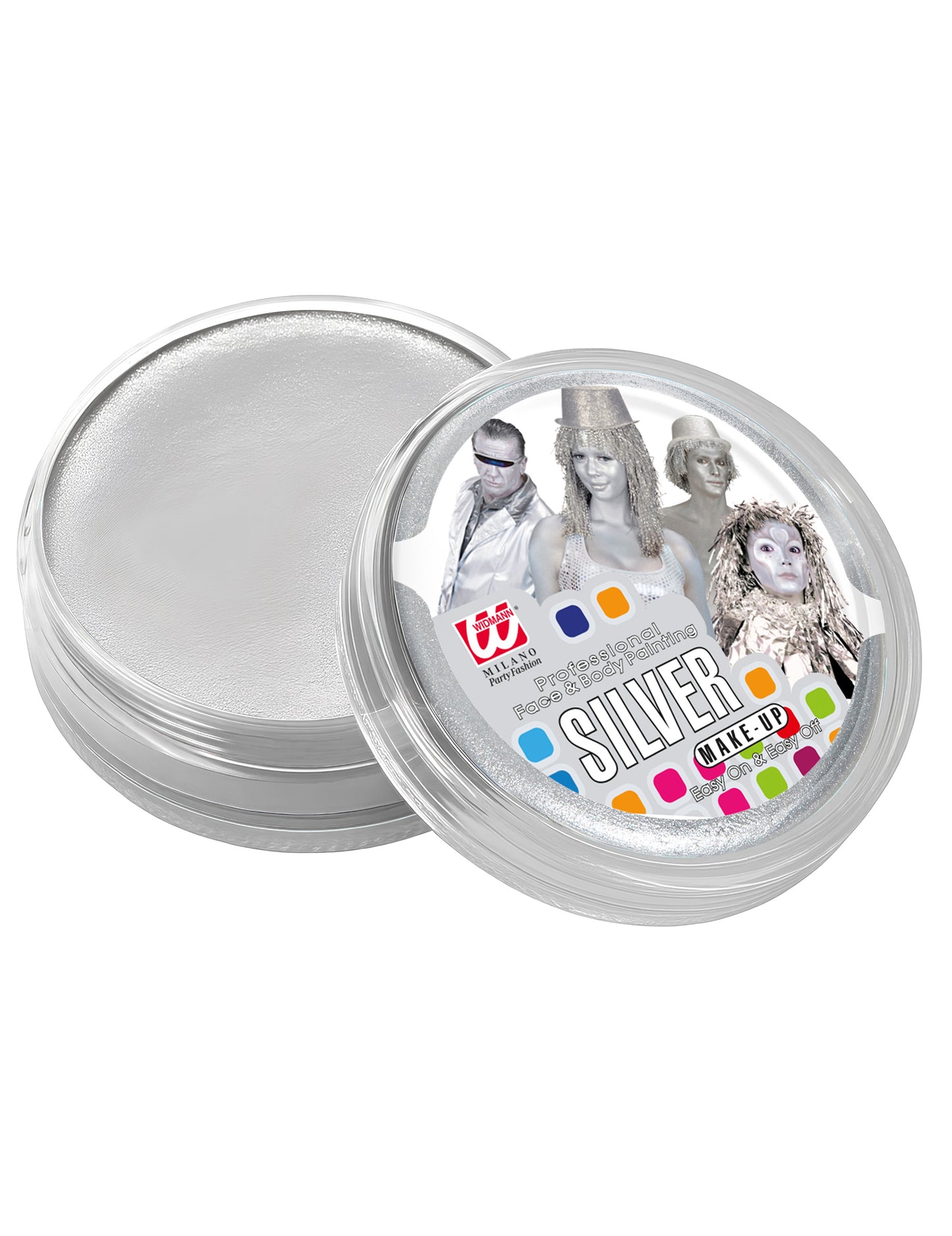 Professzionális ezüst sminktégely 25g