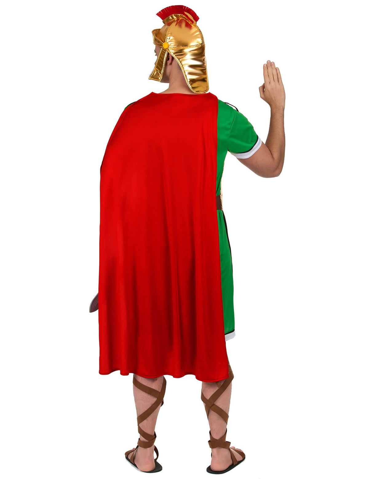 Hátulnézetű római centurióna férfi jelmez