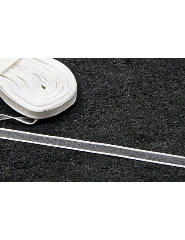 Finom organza fehér szalag 10 m