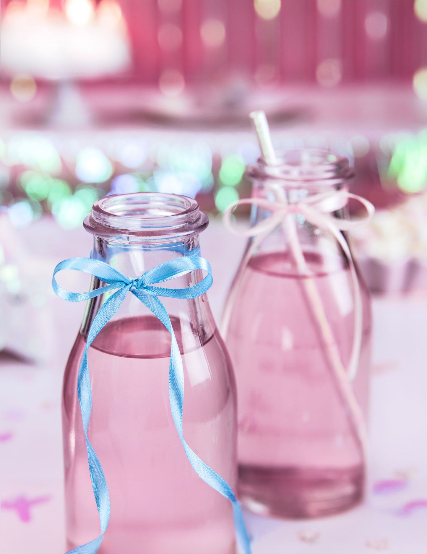 Égkék szatén szalag 0,6 cm x 25 m