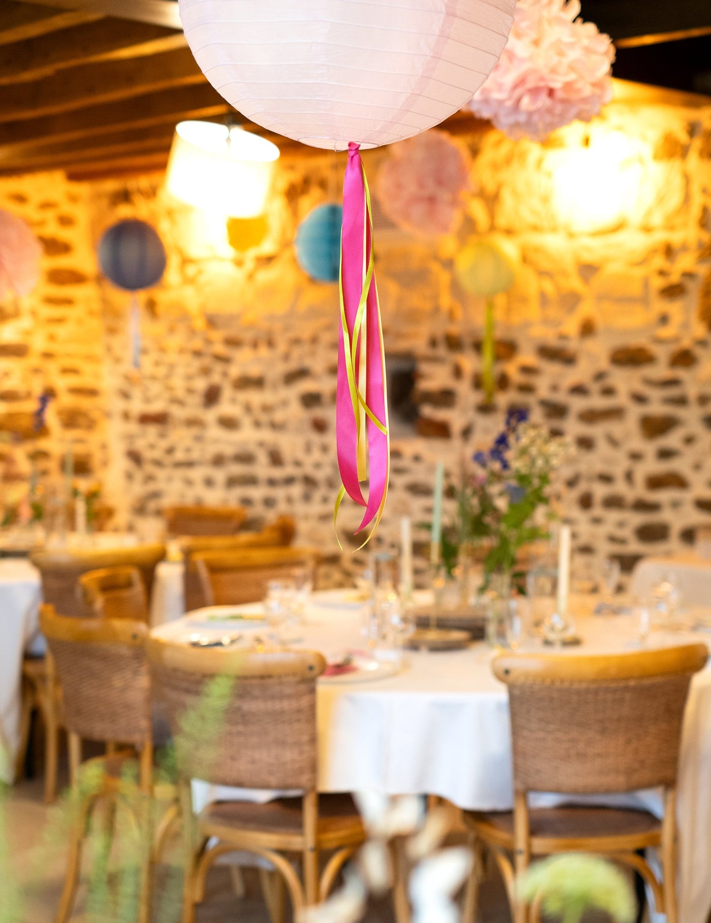 Fukszia szatén szalag 2,5 cm x 25 m