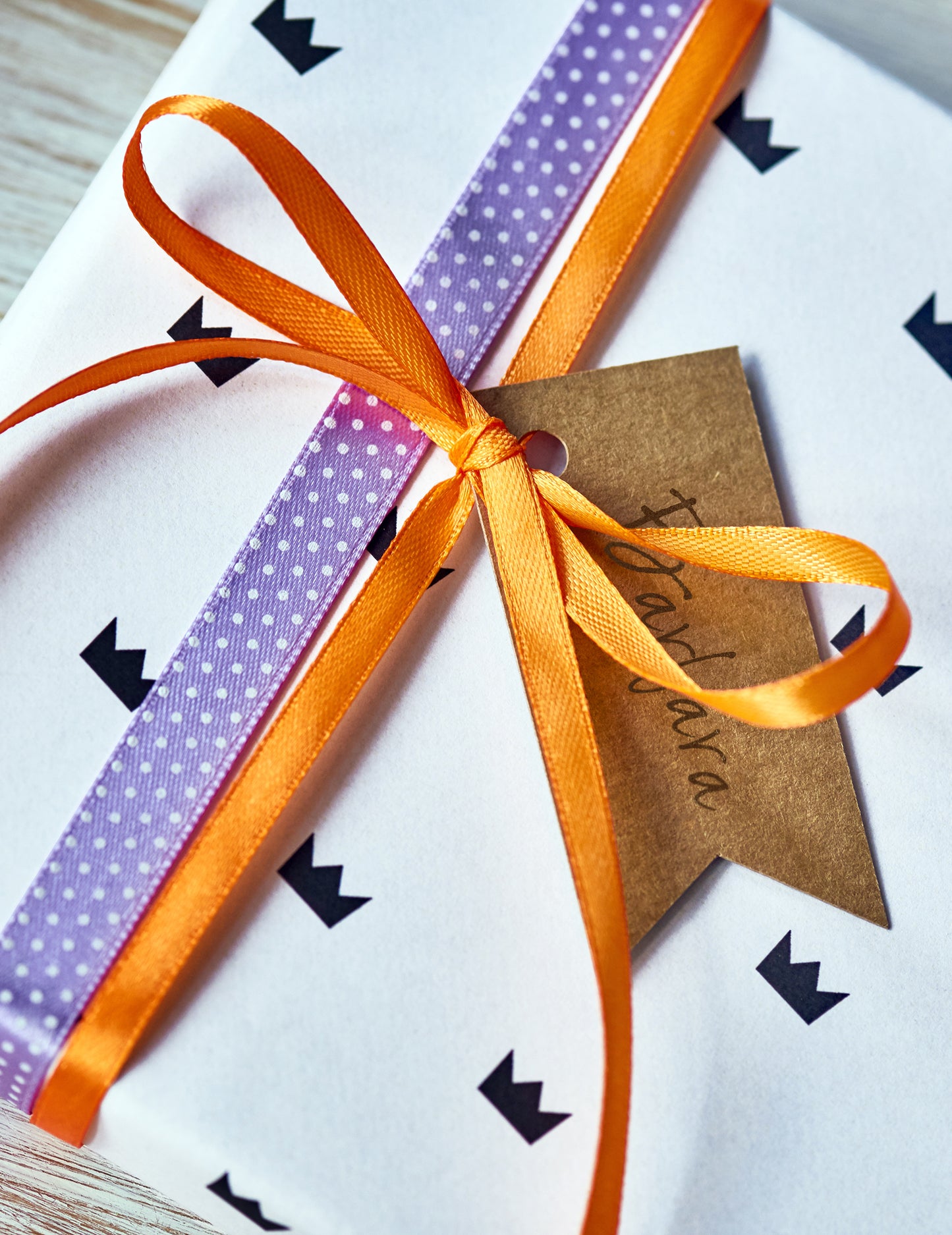 Szatén szalag 6 mm narancssárga 25 méter