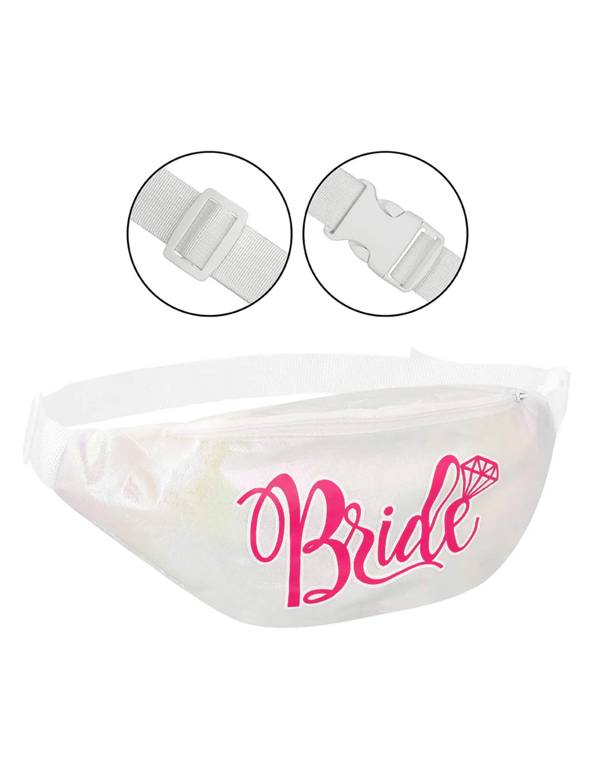 fehér Bride felnőtt övtáska