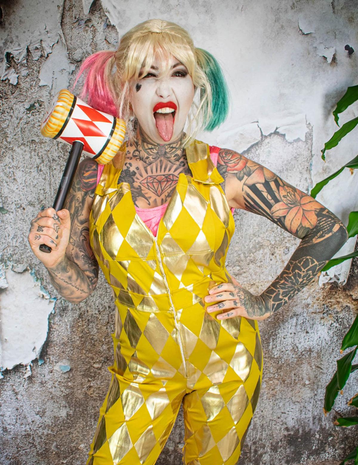 Harley Quinn Birds of Prey™ kantáros nadrág kiegészítő kalapács