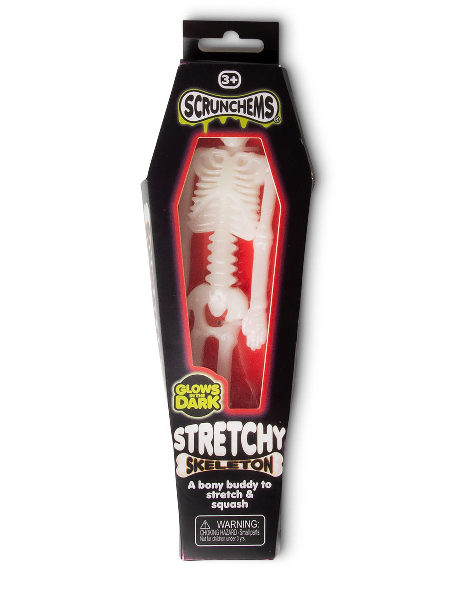 Sötétben világító, rugalmas Scrunchems csontvázjáték