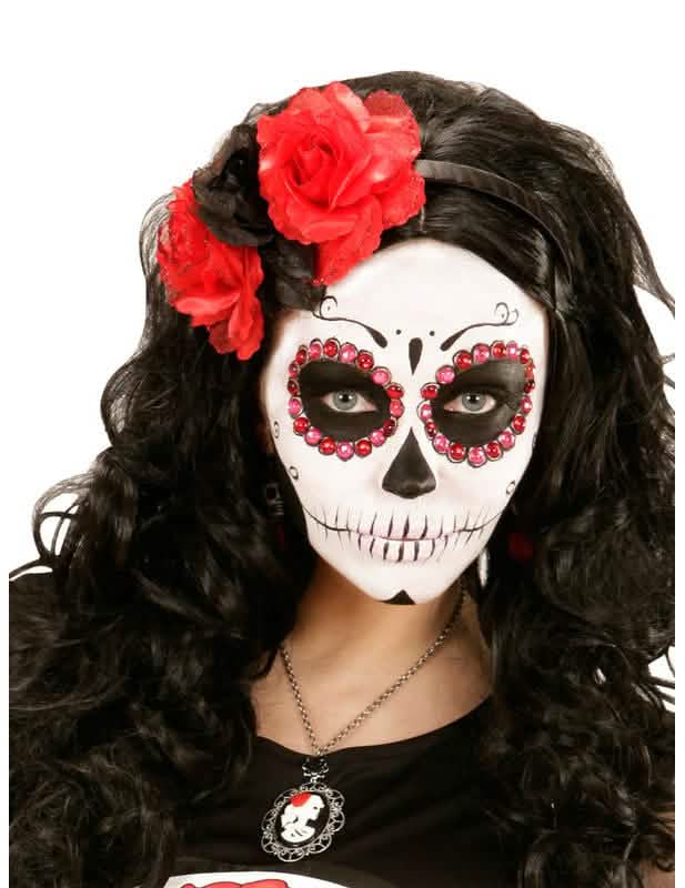 Fejpántos illusztráció Dia de los muertos