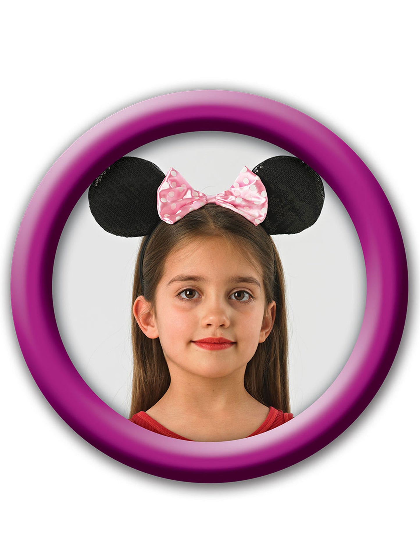 Minnie egér füle flitteres lány