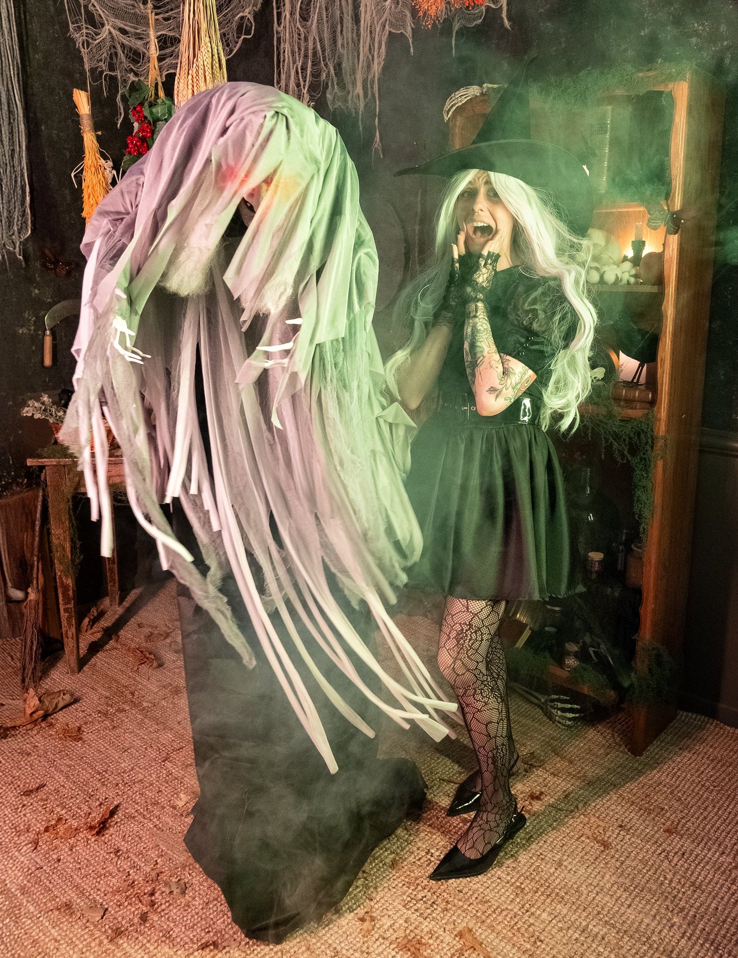 Animált boszorkány 160 cm