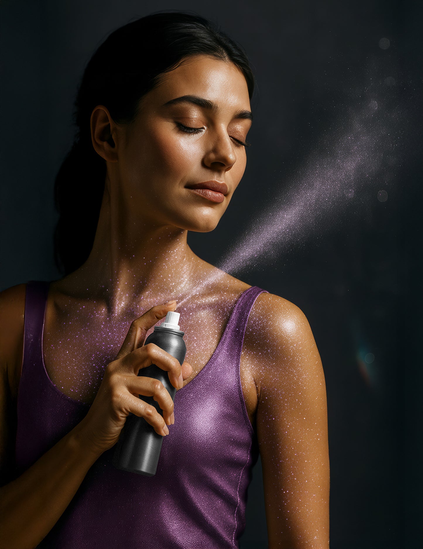 Lila test csillogó spray 75 ml