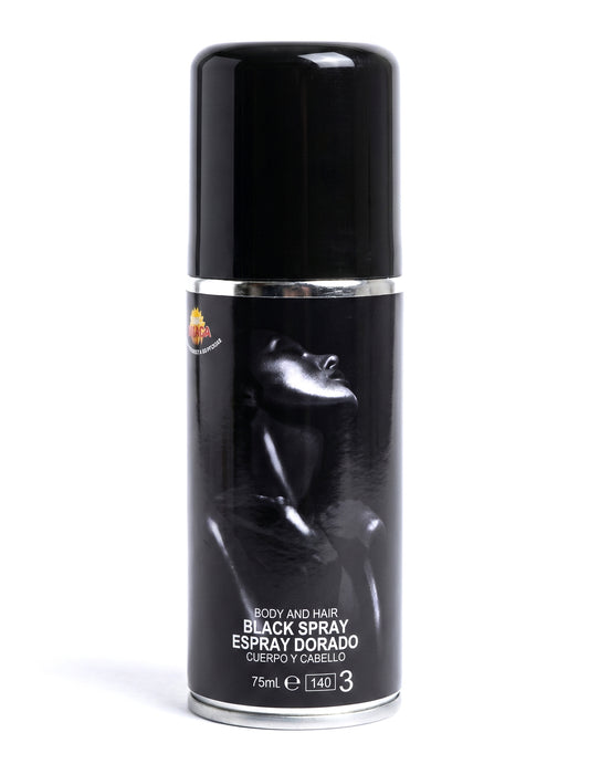 Fekete csillogó test spray 75 ml