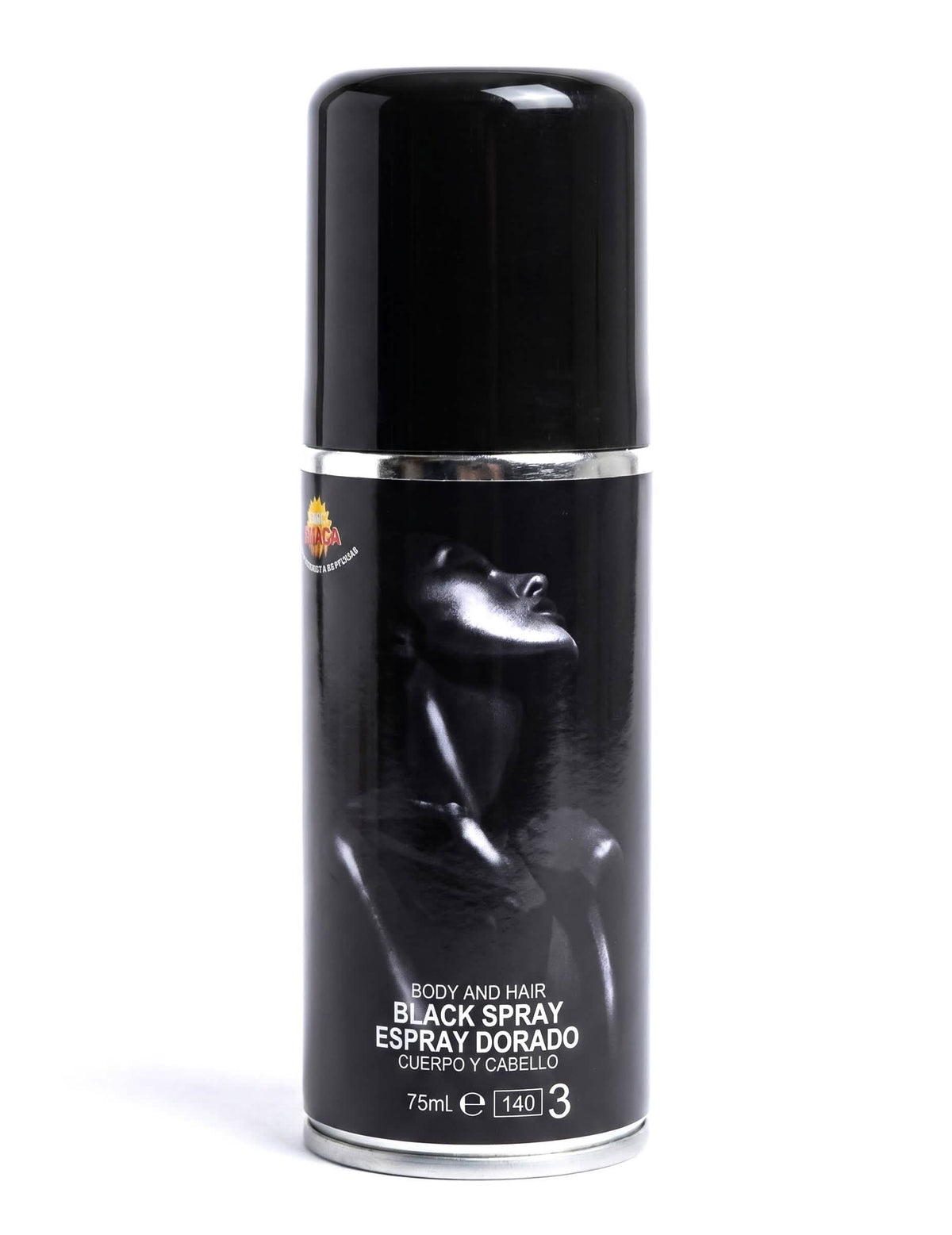 Fekete csillogó test spray 75 ml