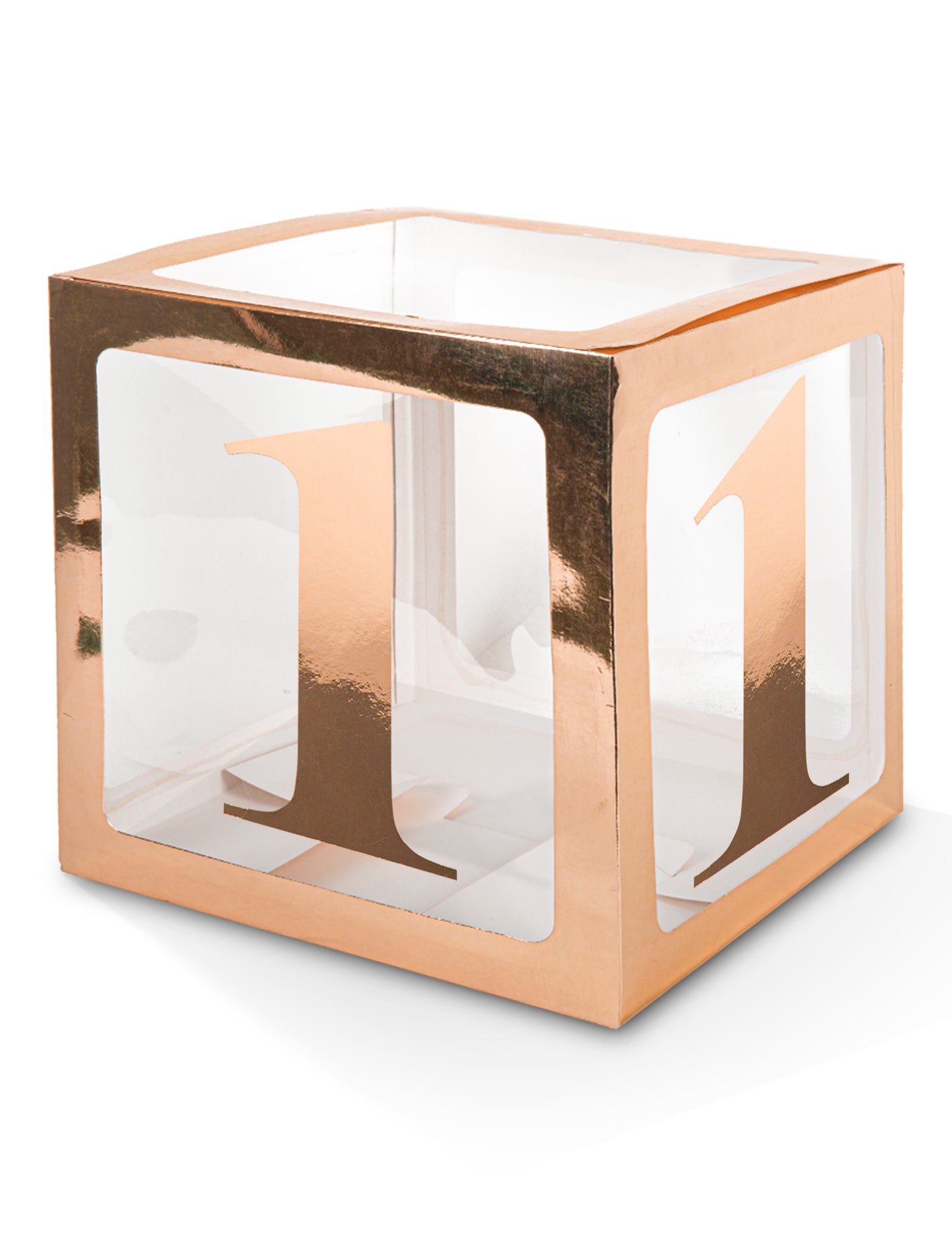 Rózsaszínarany számmatrica 15 cm dekorációhoz