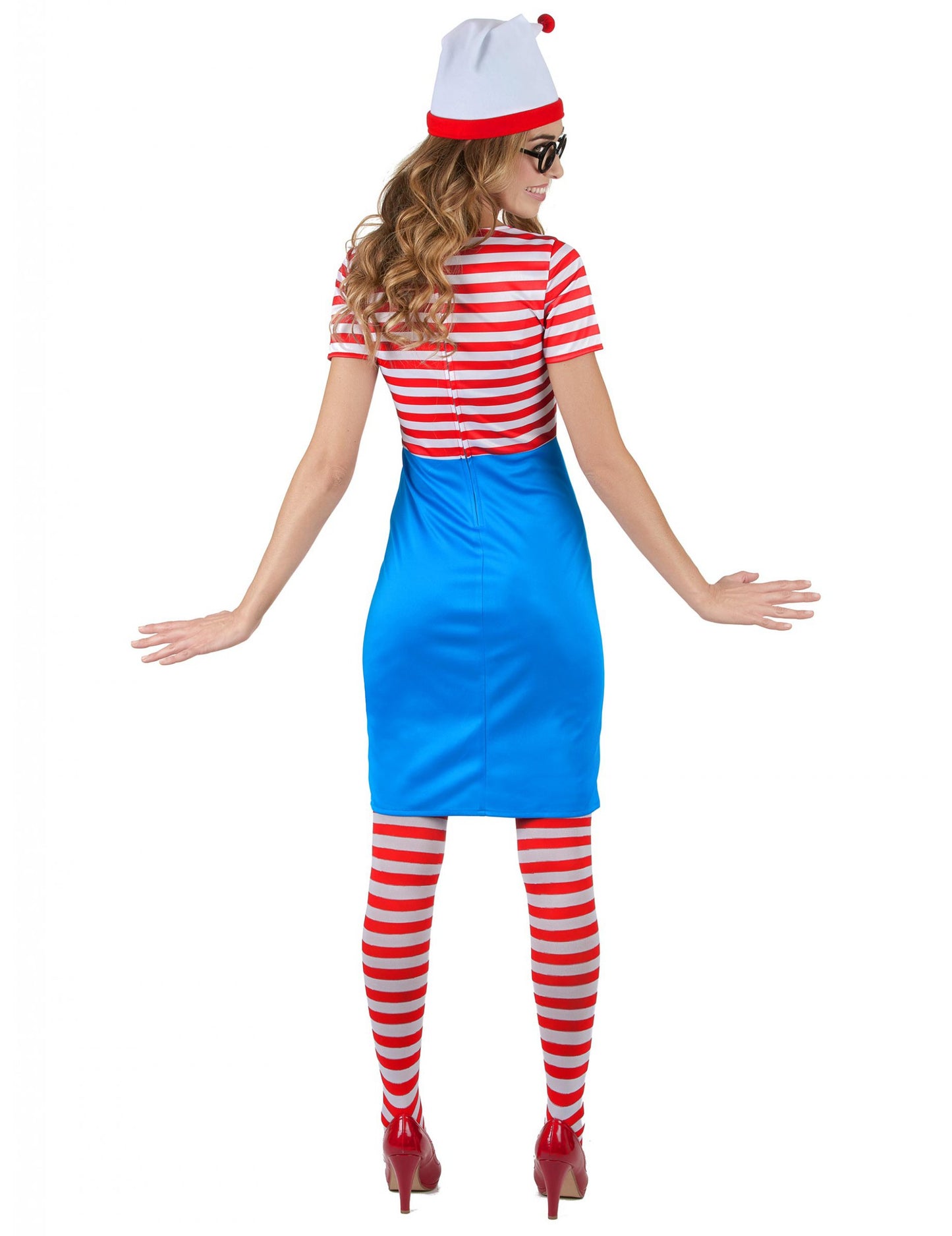 Női csíkos természetjáró jelmez