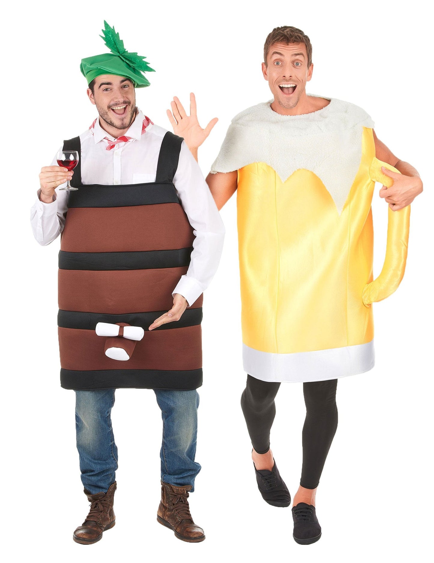Páros jelmez hordó és söröskorsó