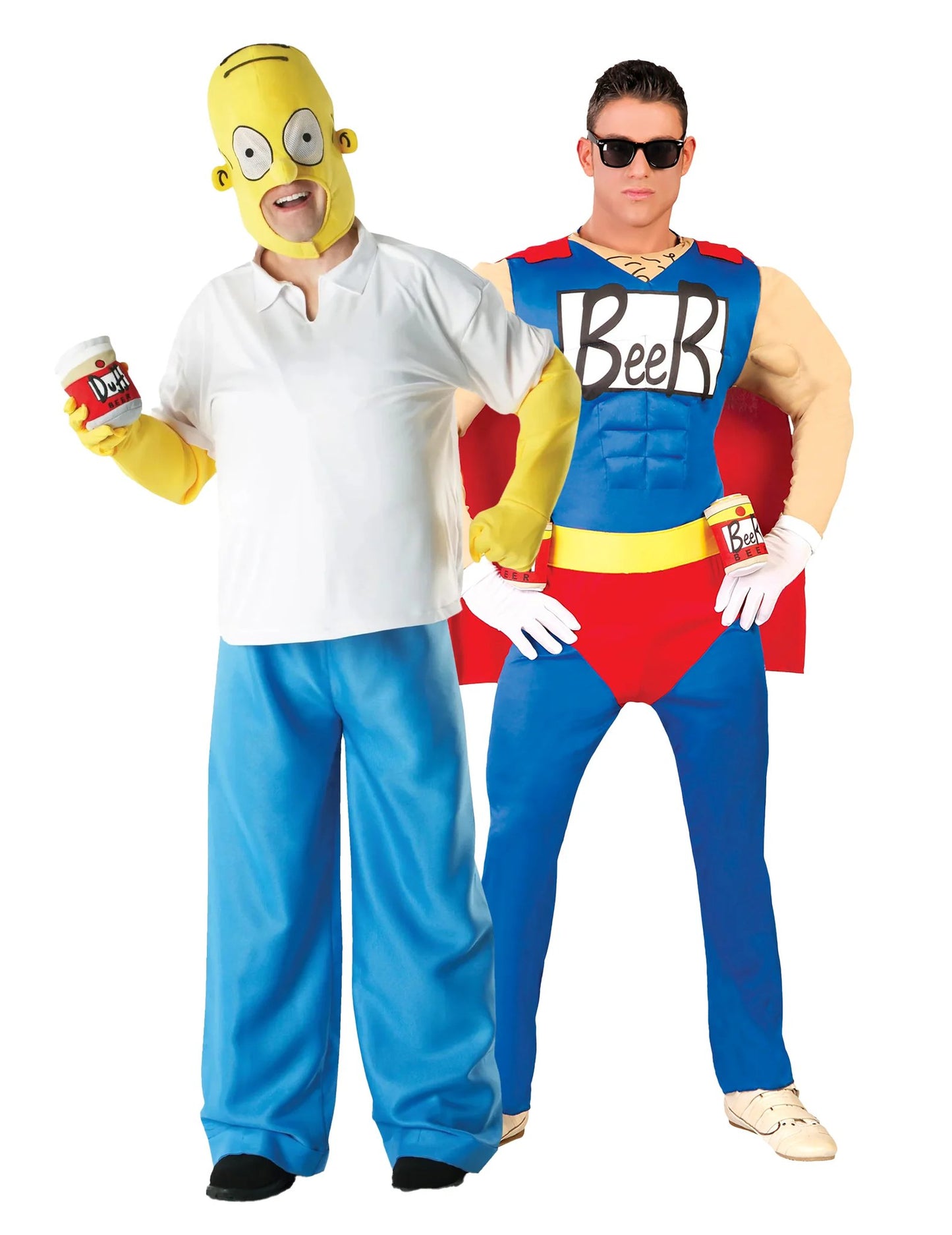 Homer Simpson és Beerman felnőtt páros jelmez