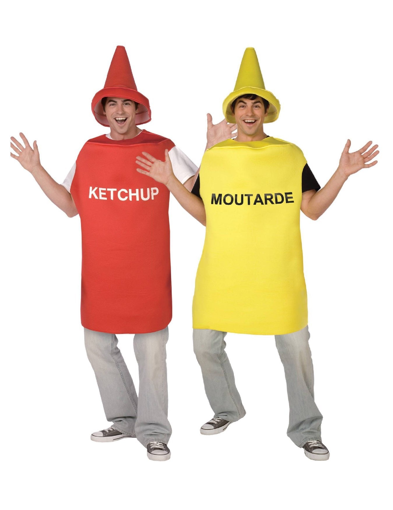 Mustár és ketchup páros jelmez