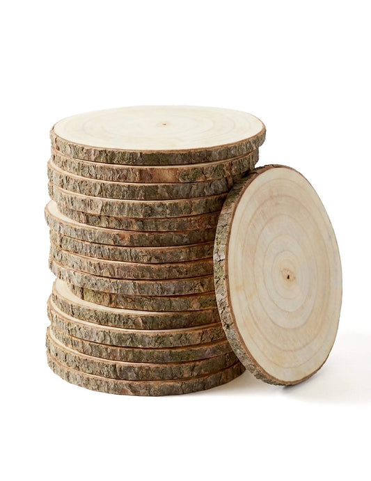 12 darab természetes fatönk 28–33 cm