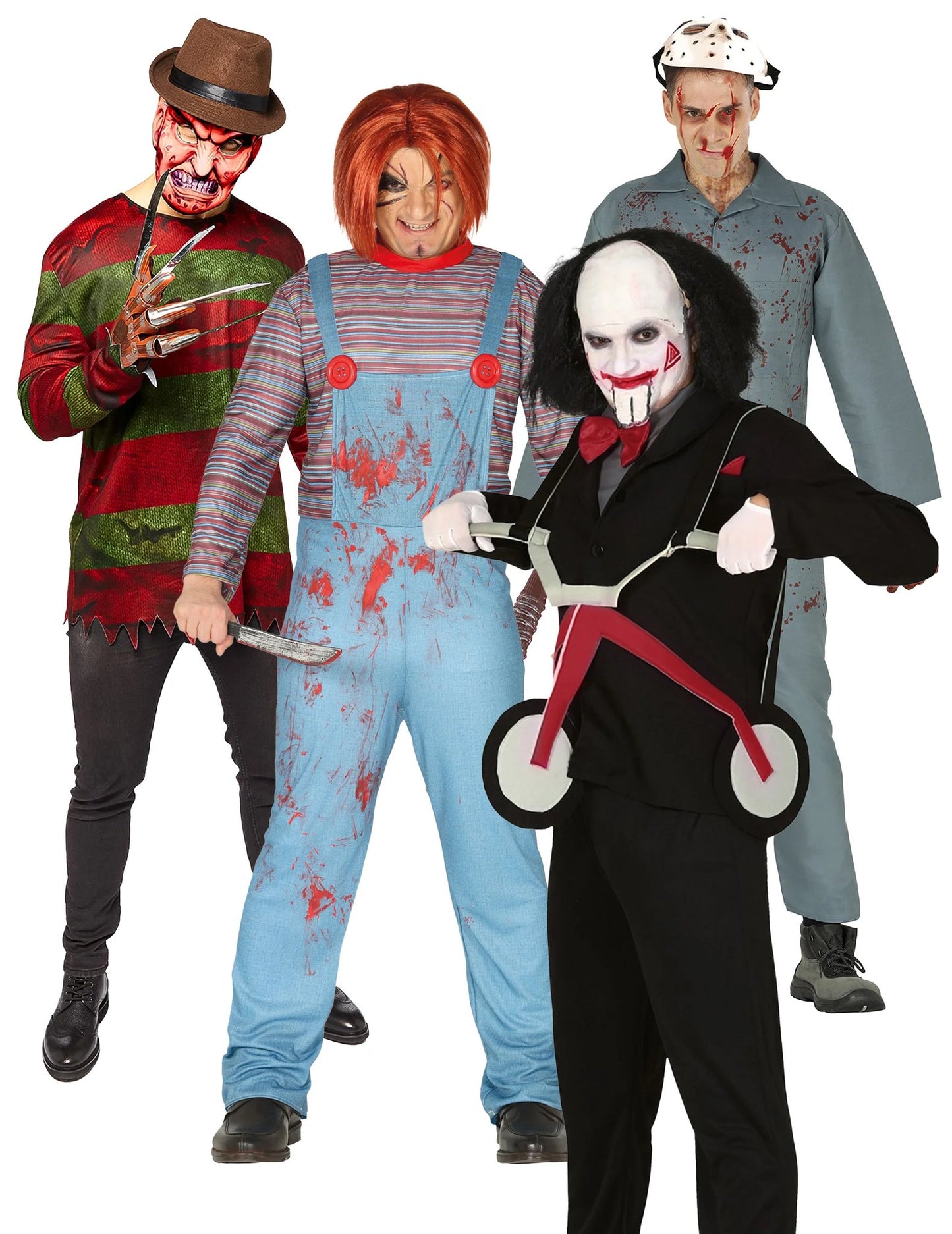 Felnőtt sorozatgyilkos csoportos Halloween jelmez