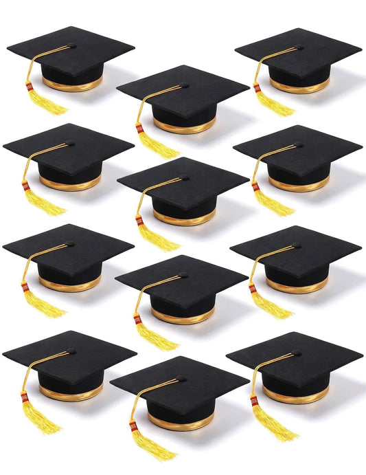 12 felnőtt diplomakalap