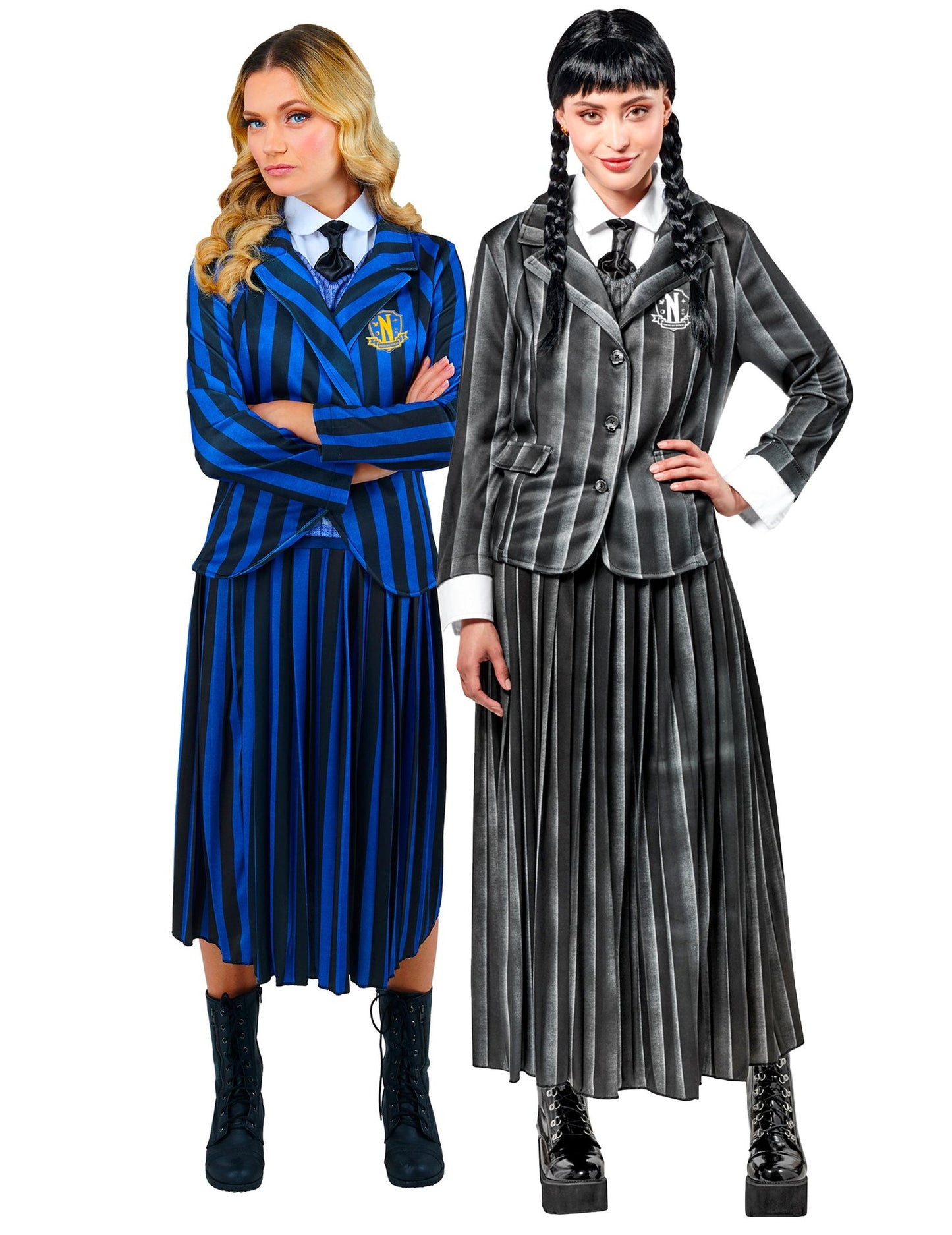 Wednesday Addams™ iskolai egyenruhás páros jelmez