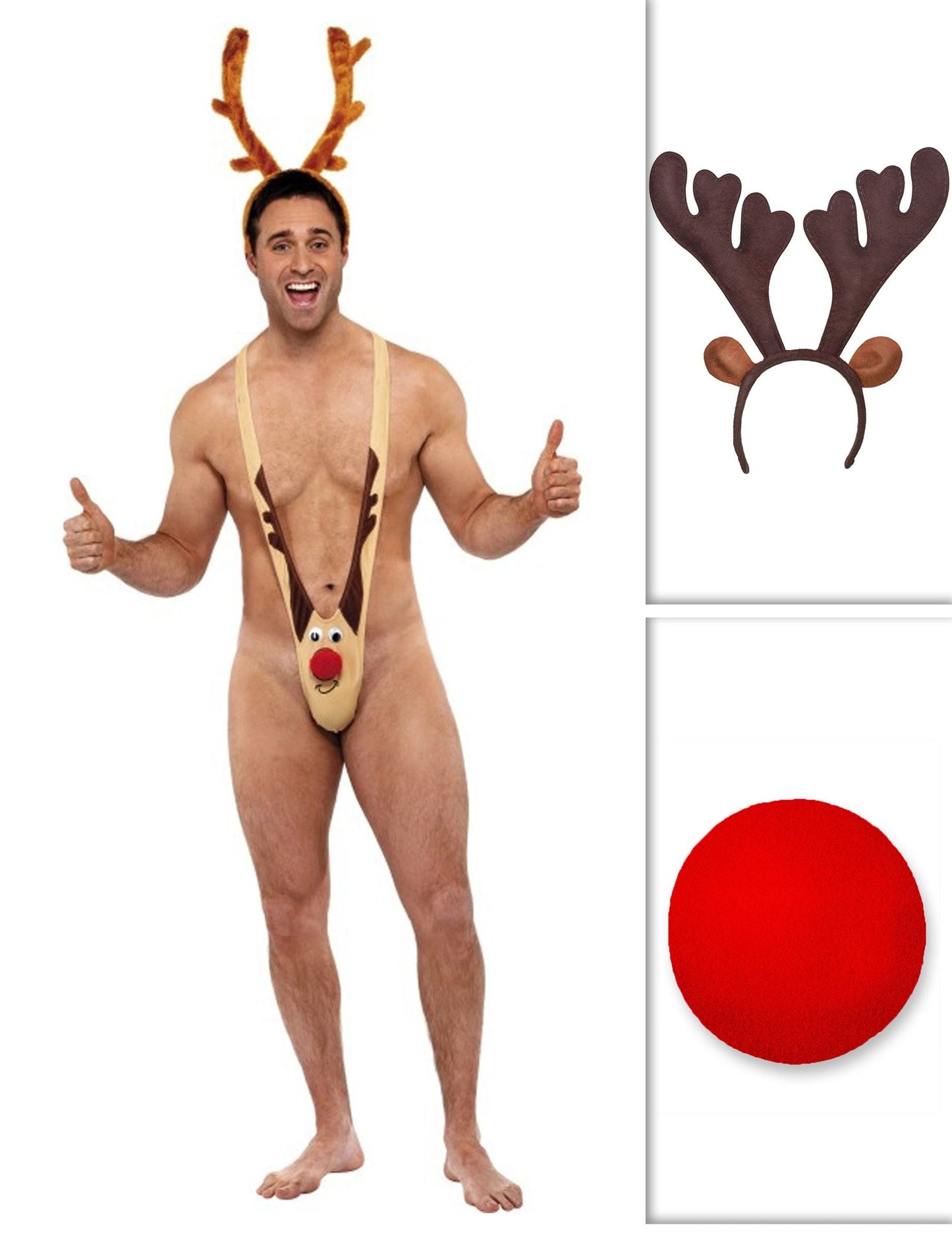 Rénszarvas mankini jelmezcsomag