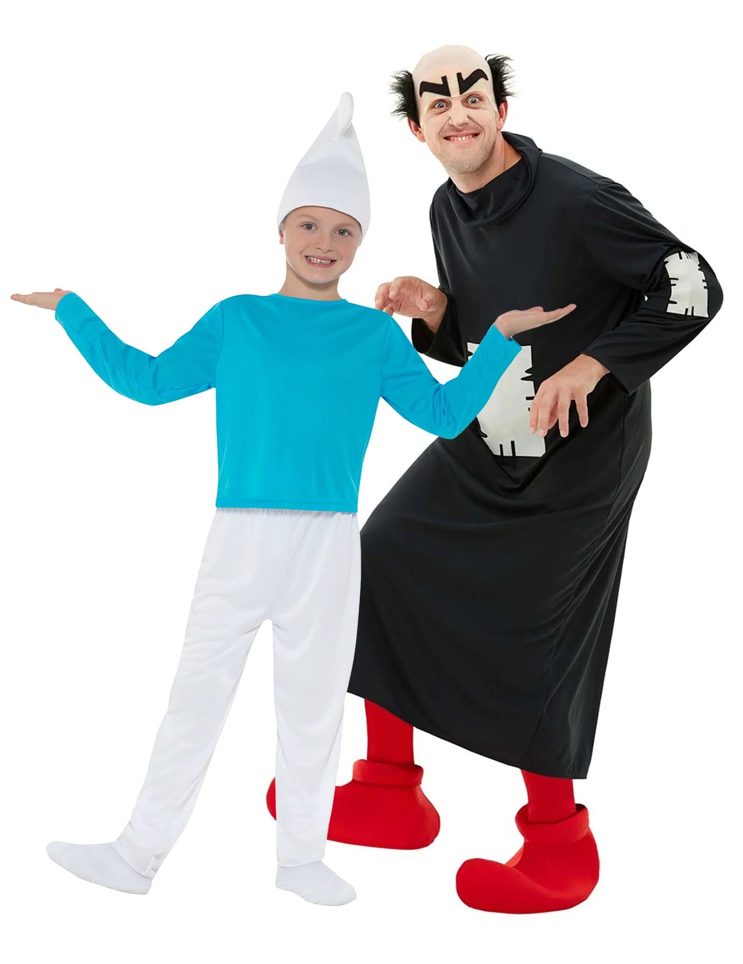 Hupikék Törpikék™ és Gargamel™ szülő-gyermek páros jelmez