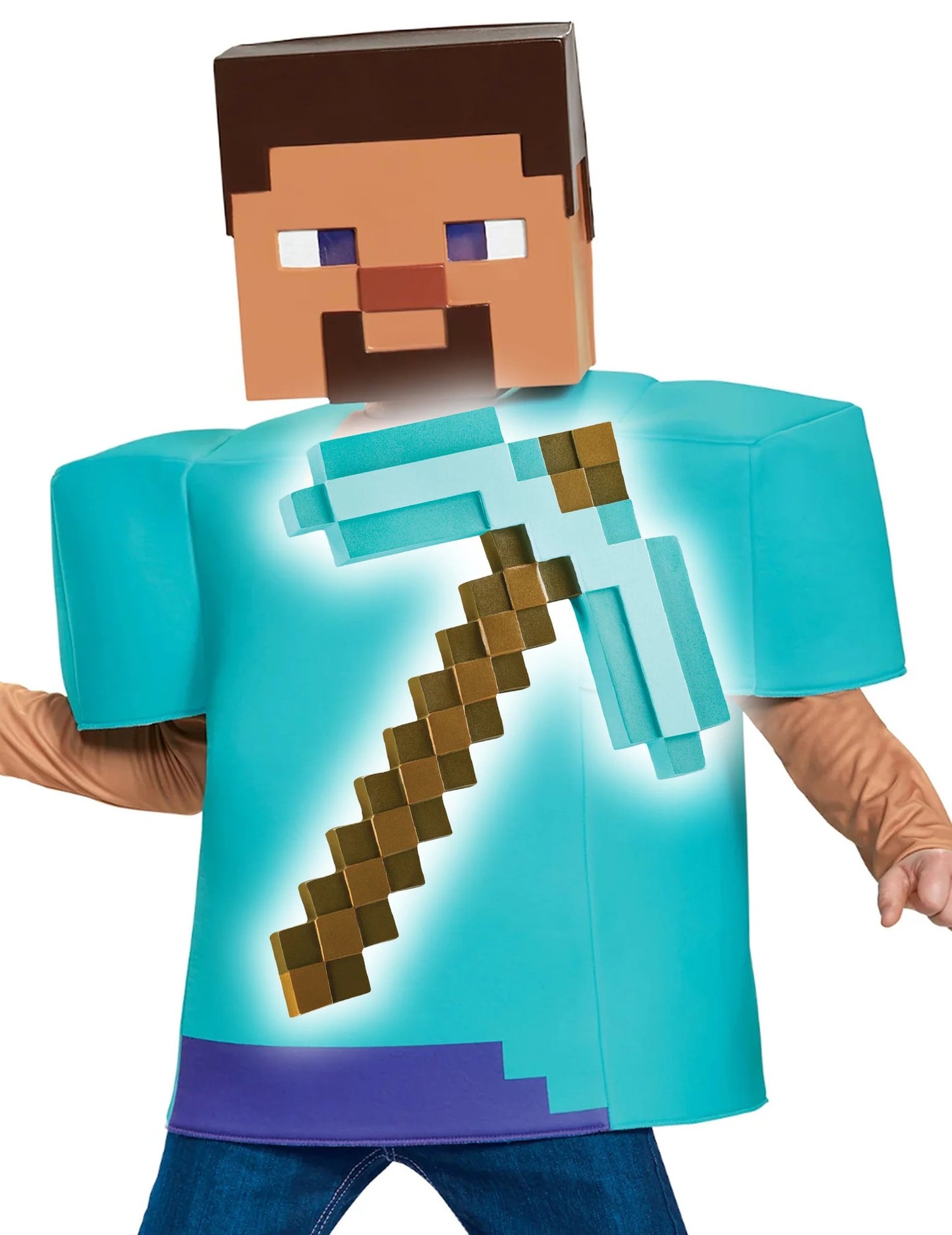 Steve és csákány Minecraft™ gyermek jelmez készlet